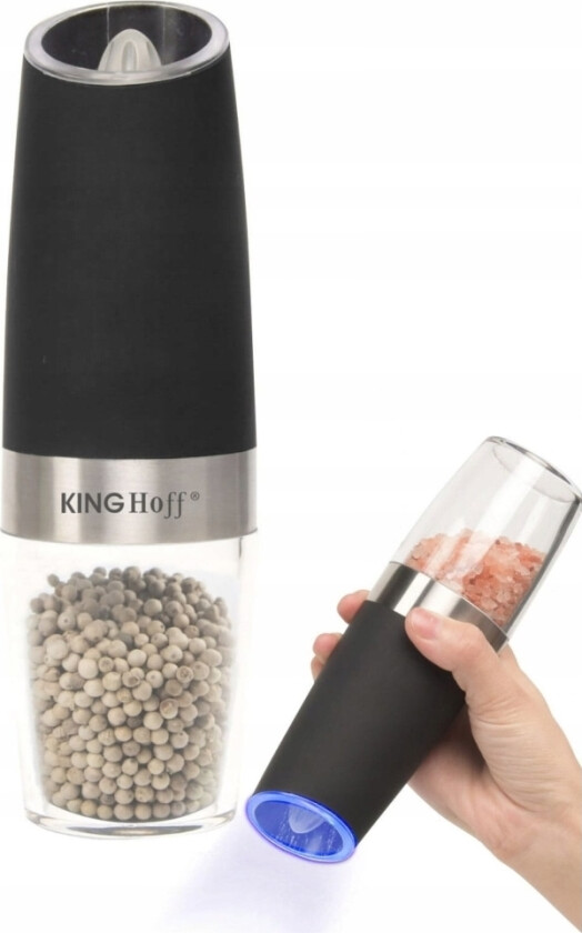 Bilde av KingHoff krydderkvern GRAVITY MILL FOR SALT OG PEPPER KINGHOFF KH-1618A