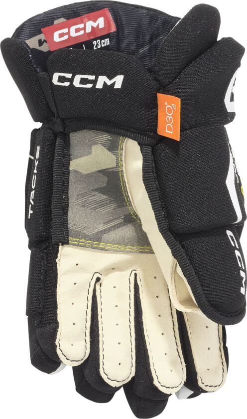 TACKS AS-V PRO Senior Hockey Gloves, hockeyhanske senior BLACK/WHITE