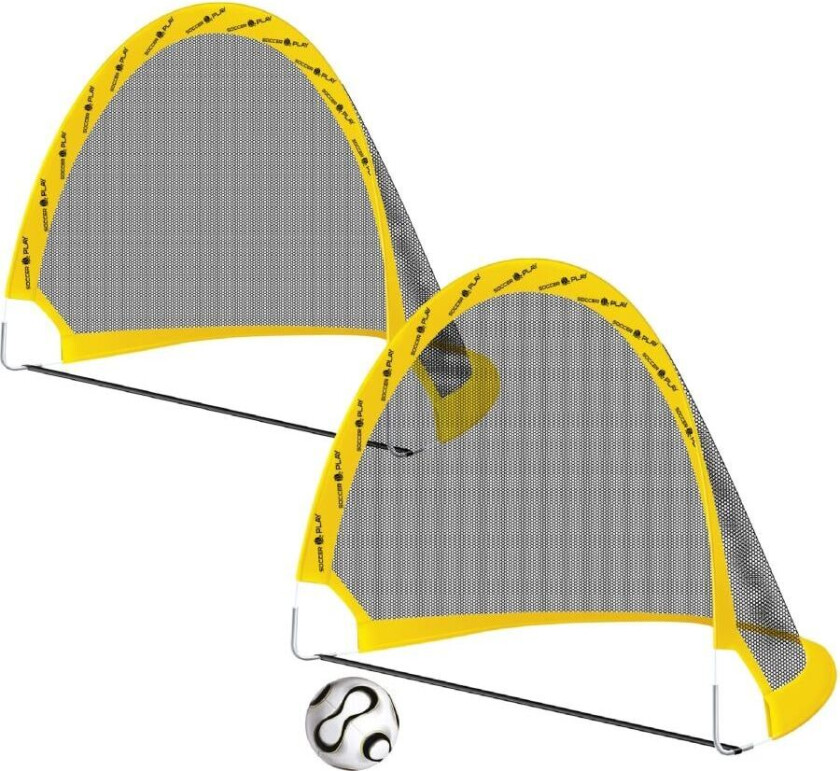 Bilde av Sammenleggbare Fotballmål 2 stk + Ball