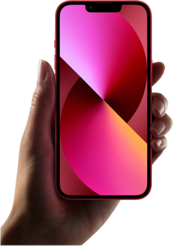 iPhone 13 - (PRODUCT) RED - 5G smartphone - dobbelt-SIM / Internminne 256 GB - OLED-display - 6.1 - 2532 x 1170 piksler - 2x bakkameraer 12 MP, 12 MP - front camera 12 MP - rød