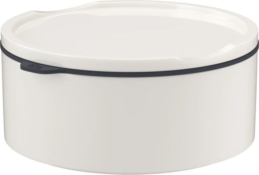 To Go & To Stay matboks porselen M Ø 13 cm Hvit
