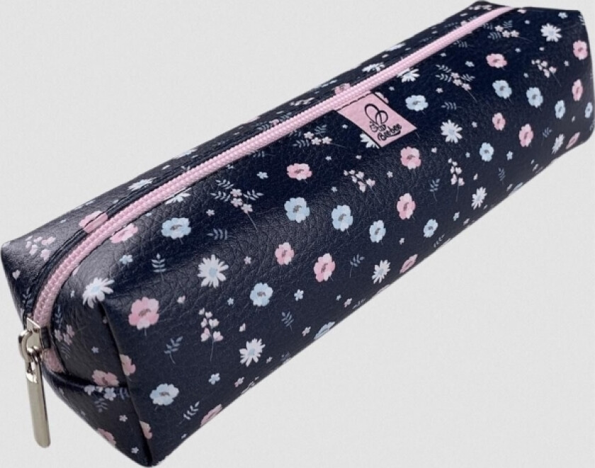 Bee-bee pencil case Rectangle pencil case Daisy on navy blue