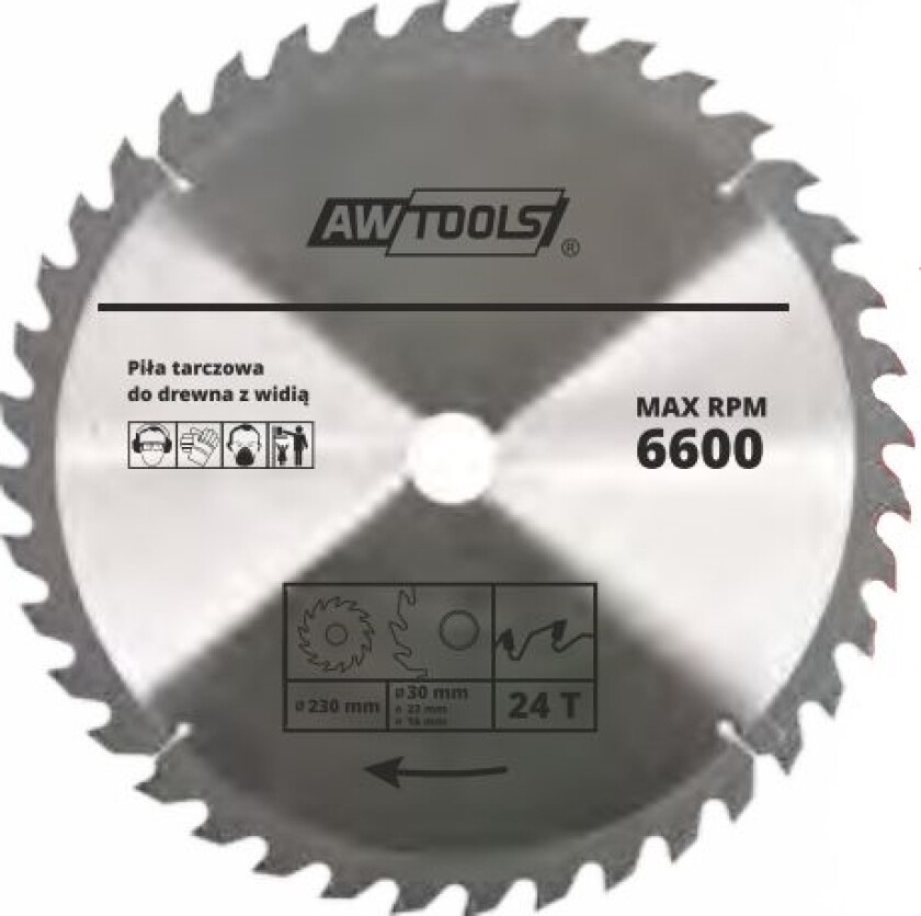 AW Lumberjack sagblad 180x30/22/16x40z