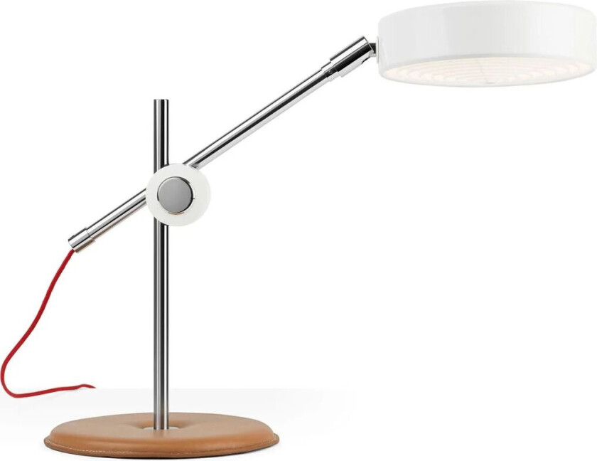 Simris bordlampe hvit