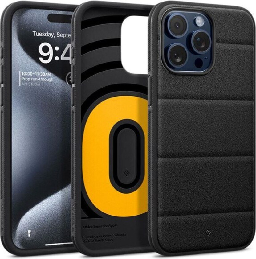 Caseology Athlex iPhone 15 Pro active black