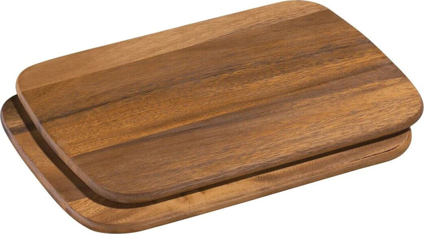 Skjærebrett akasie 2-pakning 20 x 28 cm