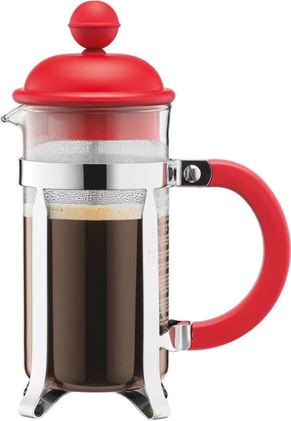 Bodum Caffettiera presskanne rød 3 kopper