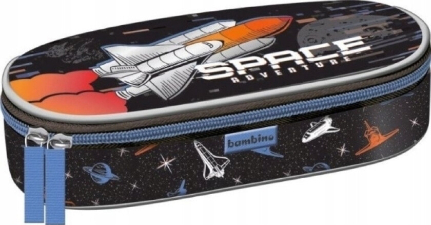 MAJEWSKI pennal Oval pennal med klaff PCL-01 Space