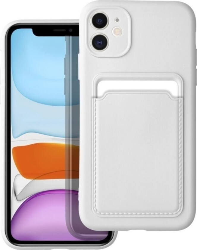 ForCell Futerał Forcell CARD CASE do IPHONE 11 biały