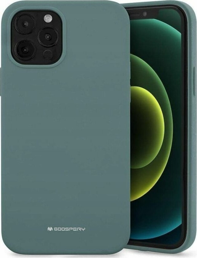 MERCURY SILICONE CASE IPHONE 14 PLUS (6.7), GREEN / ZIELONY
