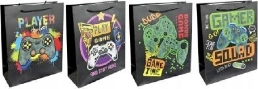 JU-PITER Dekorativ gavepose 4wz 30x41,5x12cm JP 515A blandingspris for 1 stk.