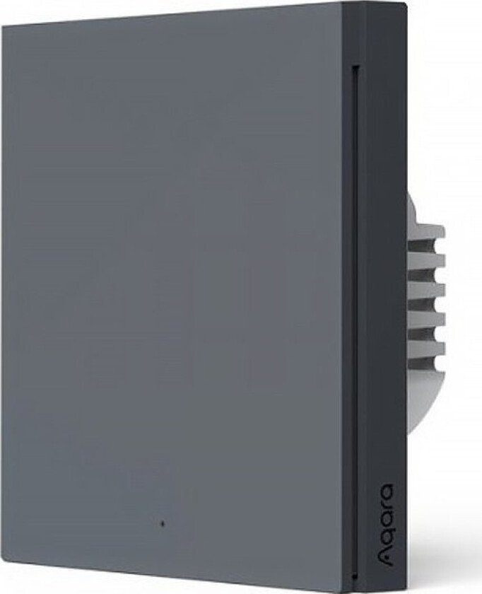 Smart Wall Switch H1(No Neutral, Single Rocker) grau (HomeKit)