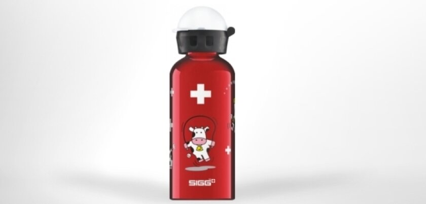 Funny Cows, 400 ml, Daglig bruk, Rød, Aluminium, Barn, Hvit