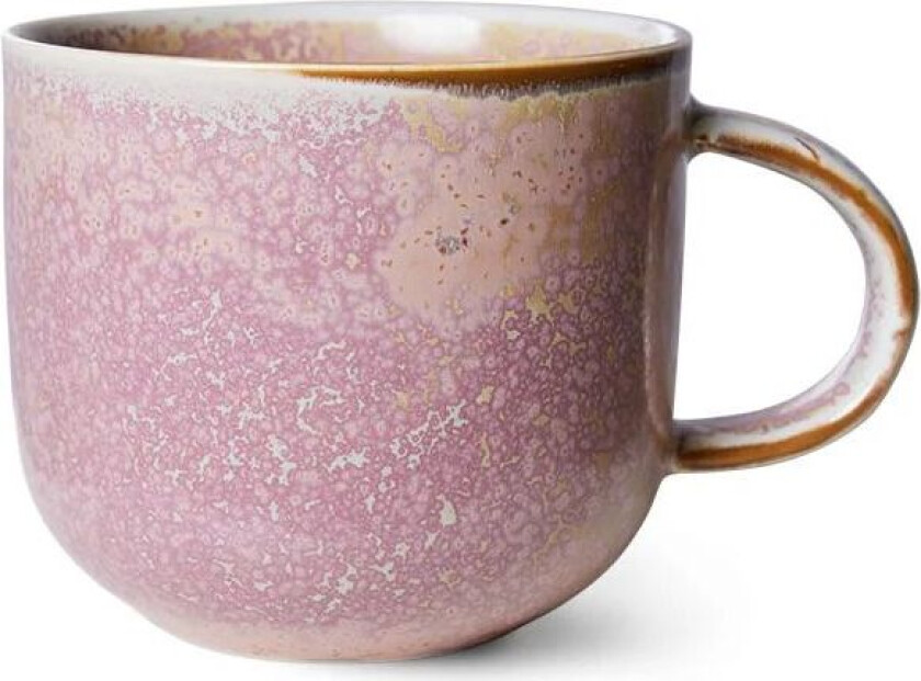 Home Chef kopp med hank 32 cl Rustic pink