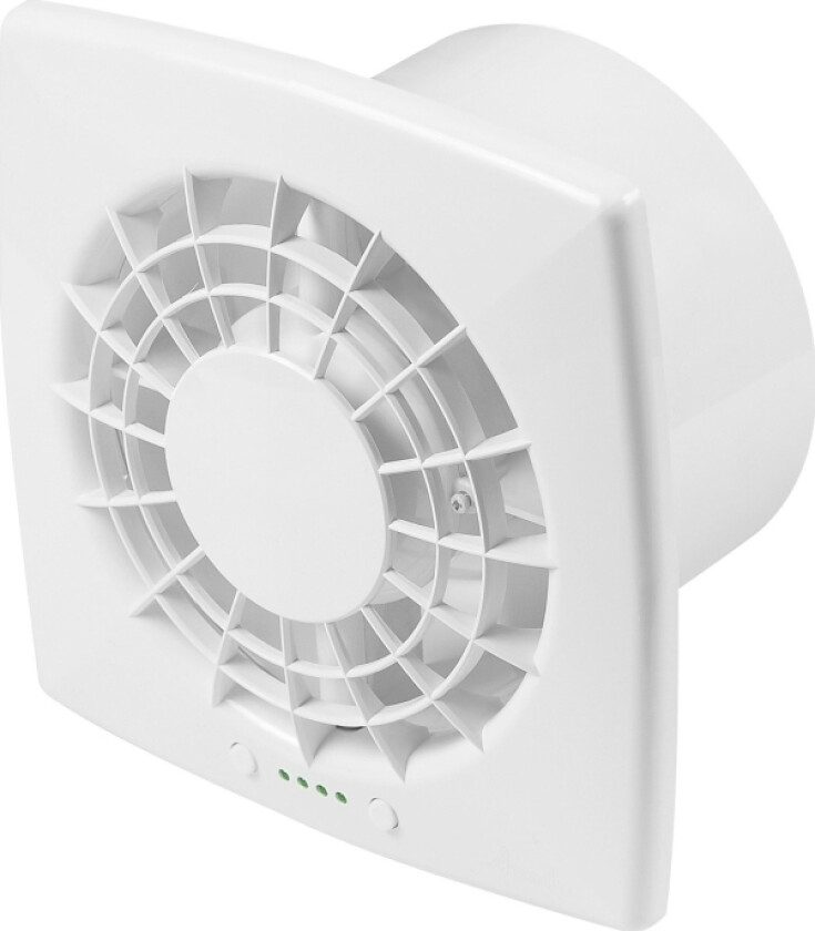 AWENTA Baderomsvifte Vegaz Awenta WGB150CTR fi150mm 80/225 m3/h 5/16W 230V med hastighetsregulator og timer hvit