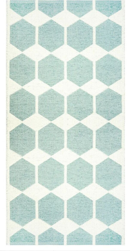 Anna turkis gulvteppe 70x140 cm