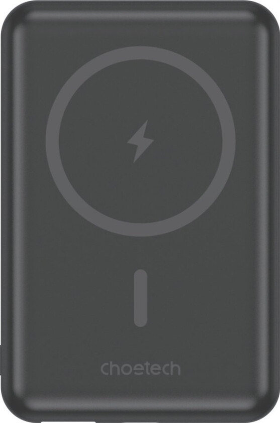 Choetech B663 trådløs MagSafe 10000mAh strømbank - svart