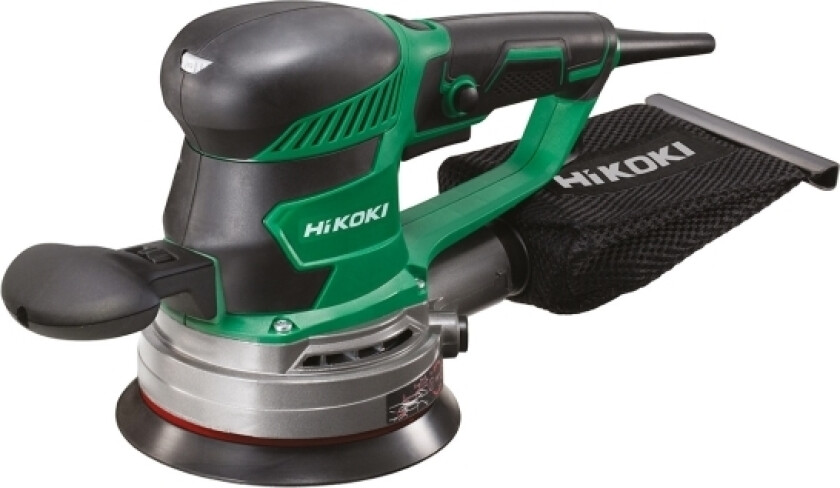 Hikoki SV15YCWB, Eksentersliper, Velcro mappe, Sort, Grønn, 4200 RPM, 11000 RPM, 82 dB