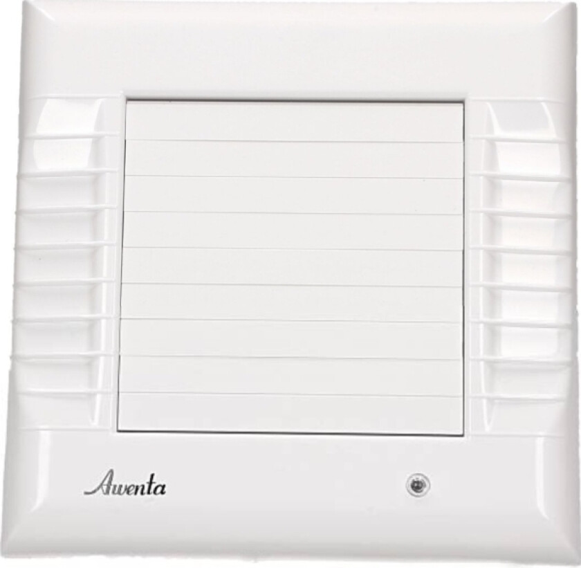 AWENTA A-Matic Awenta WM100T baderomsvifte fi100mm 95m3/h 16W 230V med timer og automatisk lukker, hvit