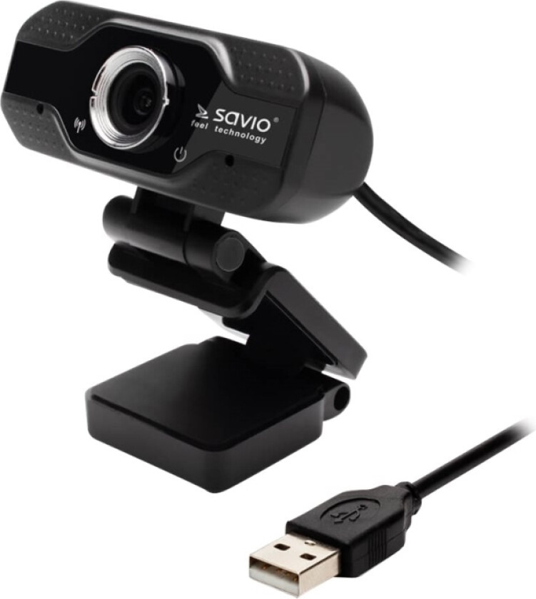 SAVIO CAK-01 - Nettkamera - farge - 1920 x 1080 - 1080p - lyd - USB - MPEG-4