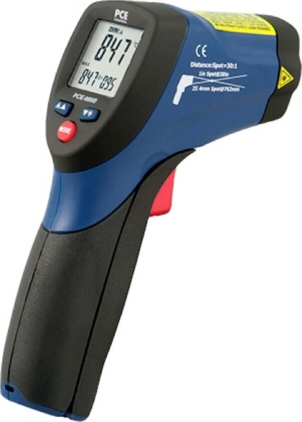 Instruments Infrarødt termometer Optik (termometer) 30:1 -50 - 1000 °C