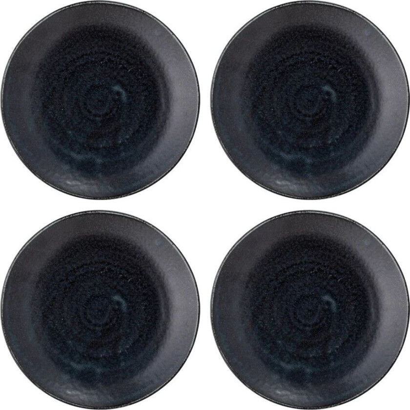 Yoko tallerken 24 cm 4-stk. Svart