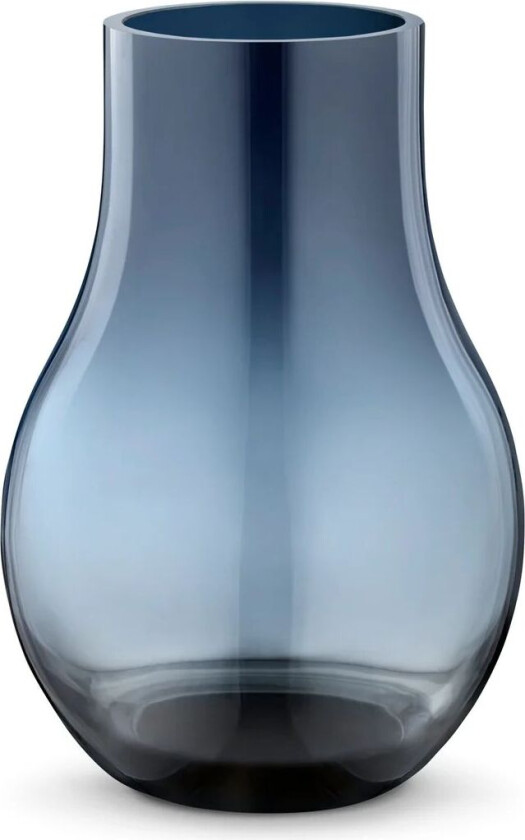 Cafu glassvase blå liten, 21,6 cm