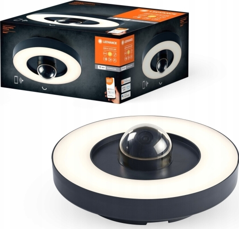 Smart+ Circle med kamera 1600lm 22W/830 IP44 WiFi