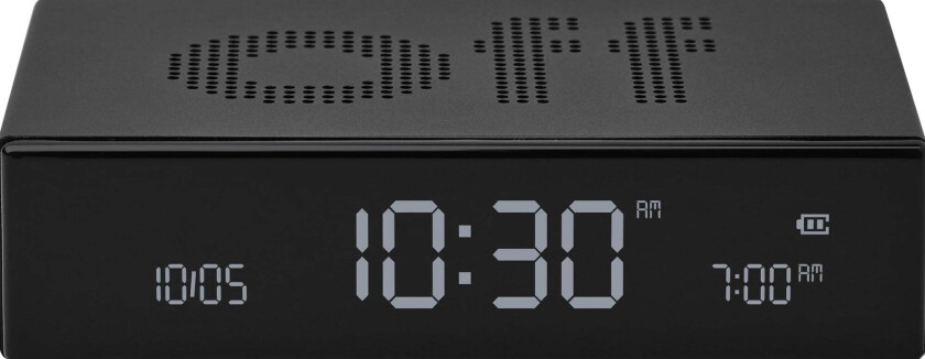 Lexo Flip Premium vekkerklokke LR152N (sort)
