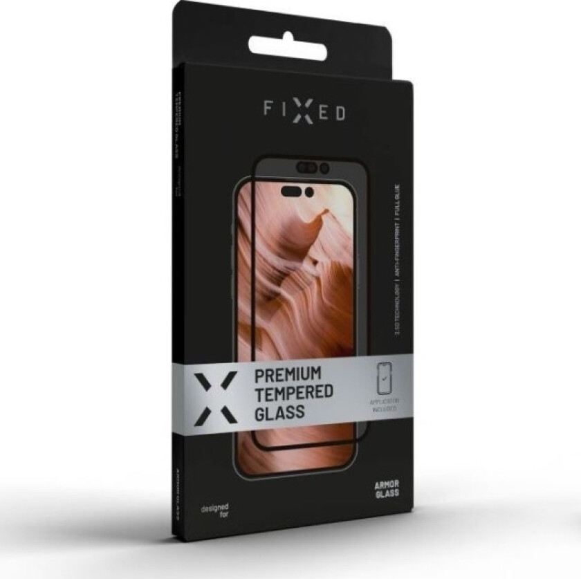 Fixed Armor Full Cover 2.5D do Apple iPhone 12/12 Pro, czarny