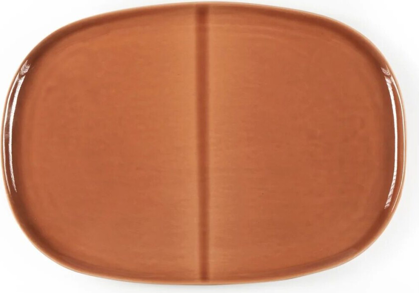 x Nosse Svelte tallerken oval 30 cm Terracotta