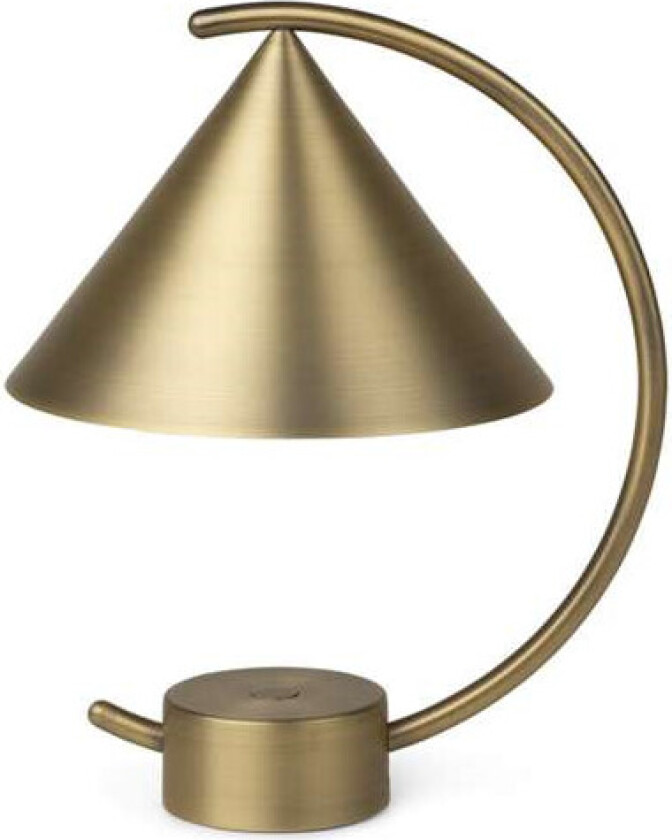 Meridian bordlampe Brass