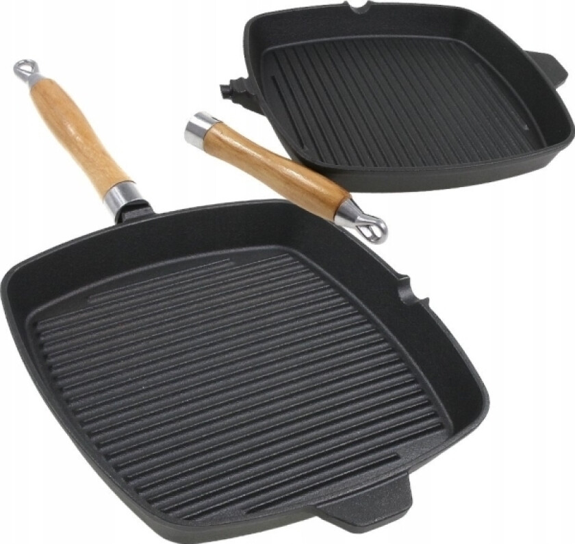 stekepanne STØPEJERN GRILLPANNE 26cm  KS-2555