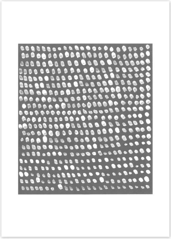 Multitude poster grå 30x40 cm