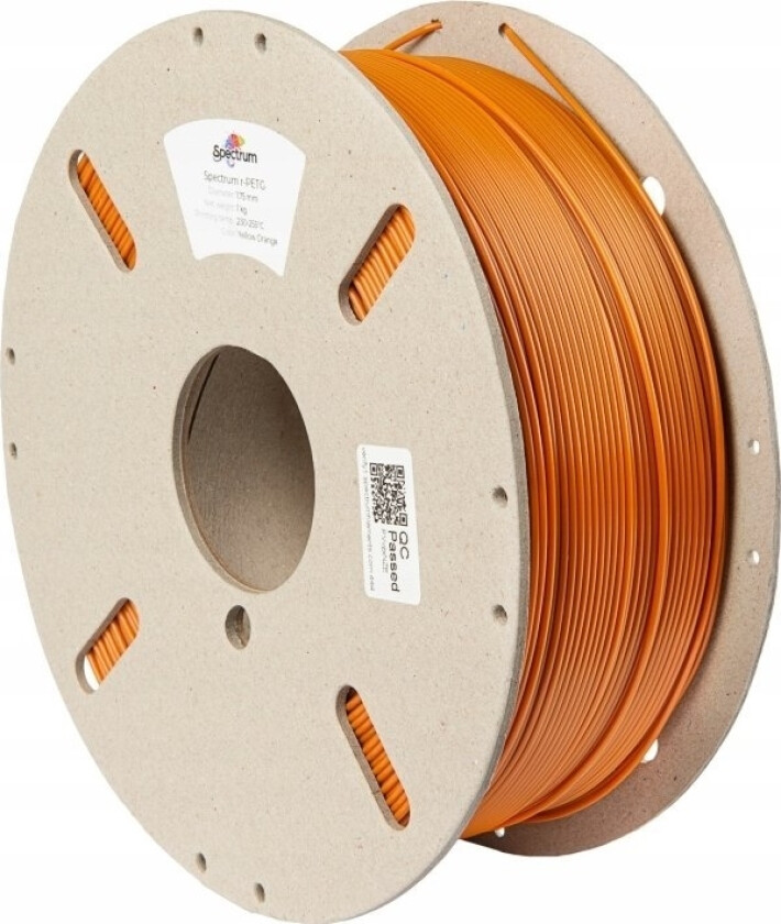 Spectrum Spectrum 3D filament, r-PETG, 1.75mm, 1000g, 80592, yellow orange