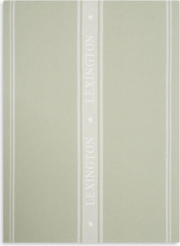Icons Star kjøkkenhåndkle 50x70 cm Sage green-white