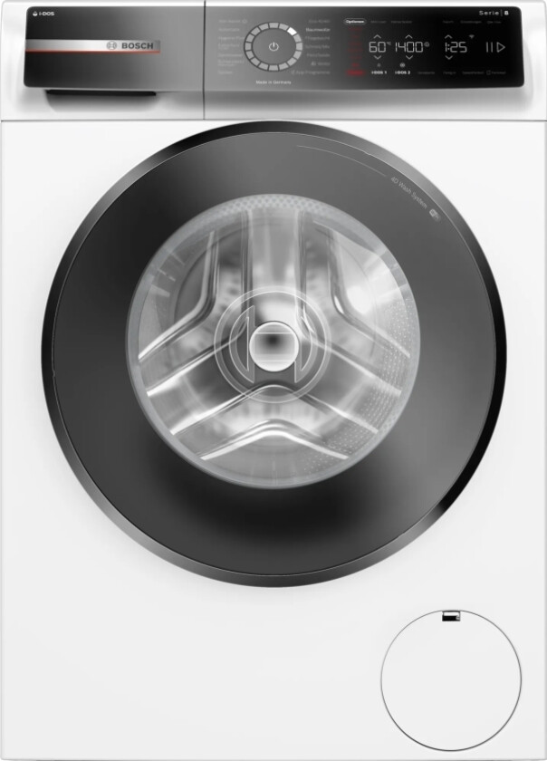 Serie 8 WGB244A40 washing machine, Frontmatet, 9 kg, B, 69 dB, 1400 RPM, A