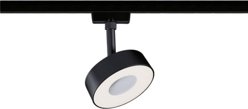 Højvolt-skinnesystem-lampe URail 5 W LED (RGB) Sort (mat)