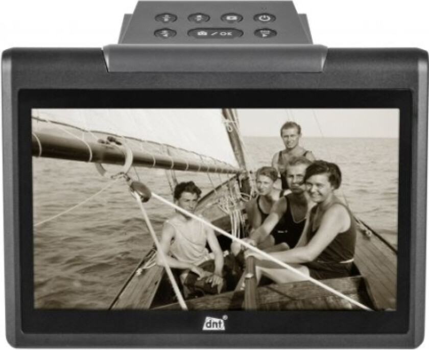 2-i-1 lysbilde/negativ skanner