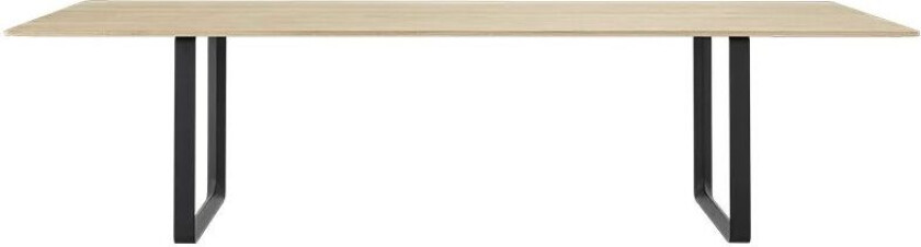 70/70 spisebord 295 x 108 cm Sollid oak-Black