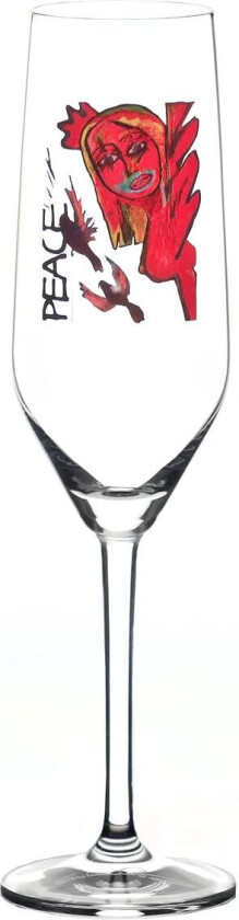 Scream Peace champagneglass 30 cl