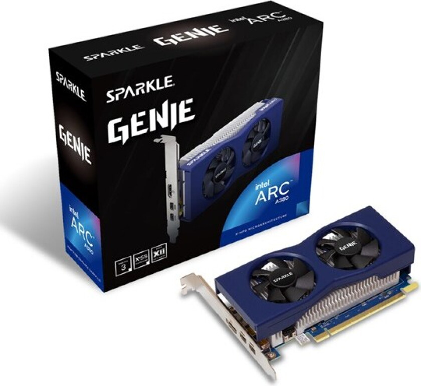 Arc A380 Genie - 6GB GDDR6 RAM - Grafikkort