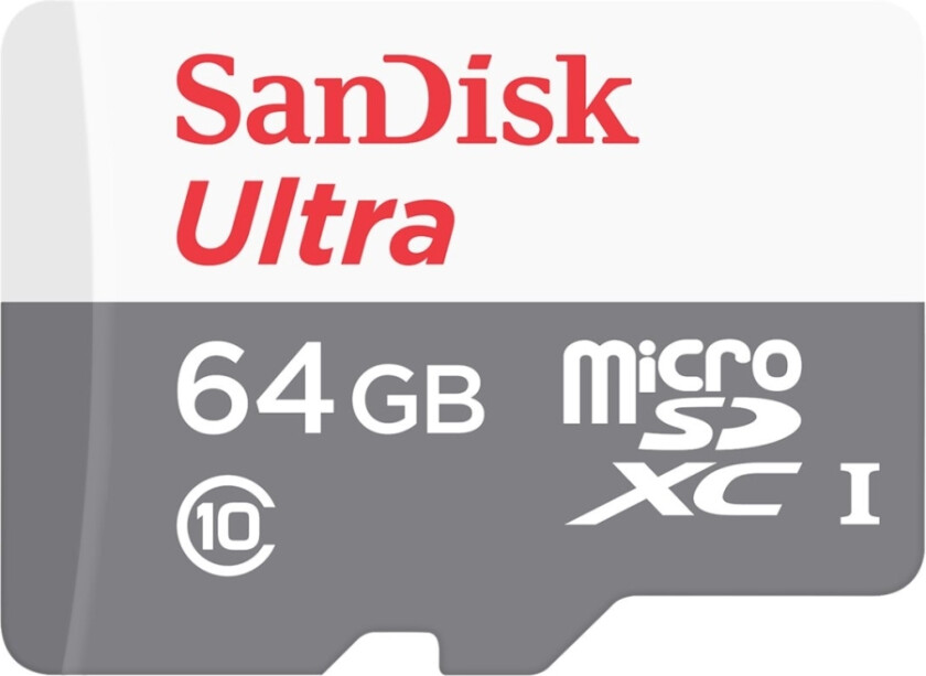 Ultra - Flashminnekort (microSDXC til SD-adapter inkludert) - 64 GB - UHS-I / Class10 - microSDXC UHS-I