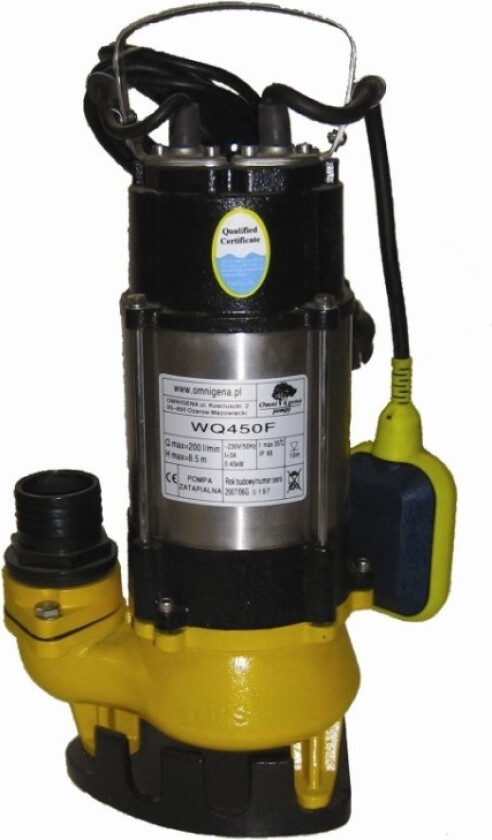 DYKKPUMPE WQ 450F 230V AVLØP