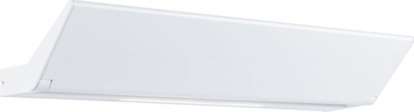 Ranva, Overflatebehandlet, Rektangel, 2 ampuller, 6500 K, IP20, Hvit