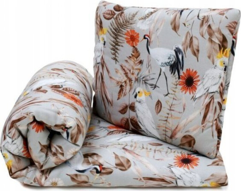 PULP-BAMBUS SENGESETT 80X100CM SØLVPAPEGEGØYER