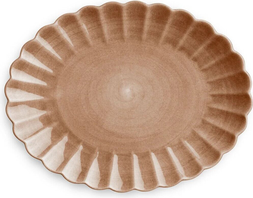 Oyster fat 30 x 35 cm Cinnamon