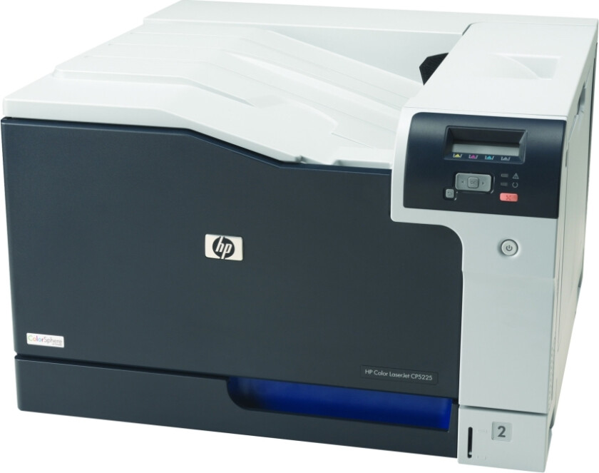 Color LaserJet Professional CP5225n - Skriver - farge - laser - A3 - 600 dpi - inntil 20 spm (mono) / inntil 20 spm (farge) - kapasitet: 350 ark - USB, LAN