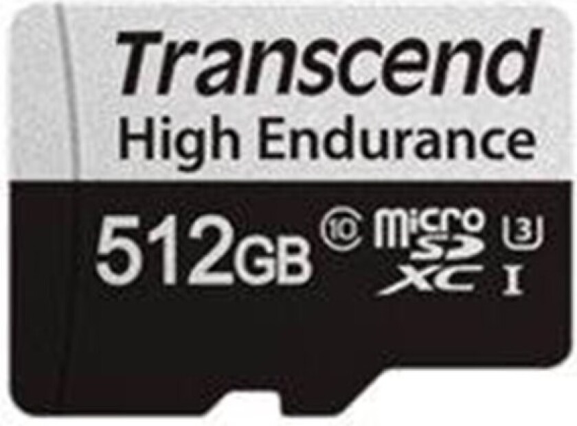 512GB microSD m/ adapter UHS-I U3 High Endurance