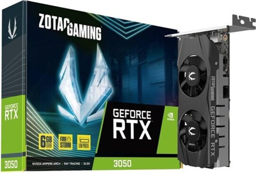 GeForce RTX 3050 - 6GB GDDR6 RAM - Grafikkort